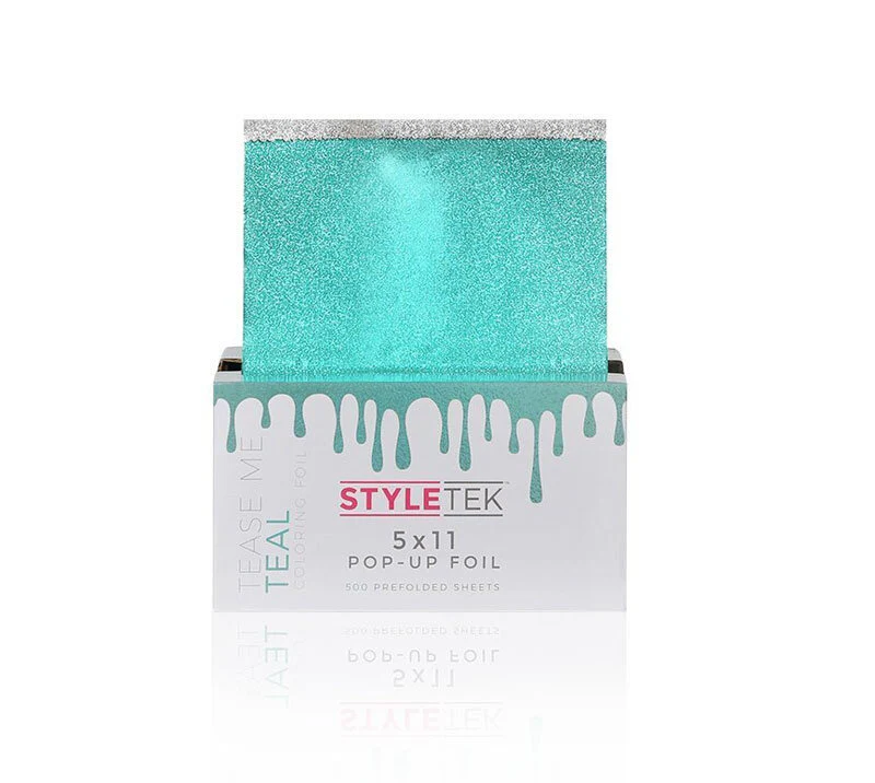 5X11 POP UP FOIL TEASE ME TEAL 500 SHEETS