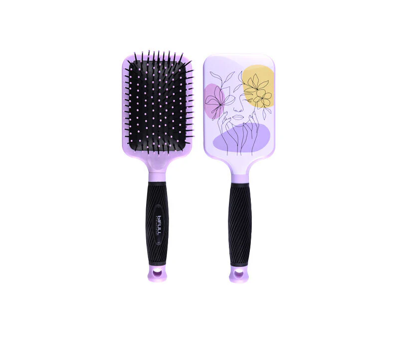 CEPILLO RAQUETA LILA PASTEL SILHOUETTE BIFULL