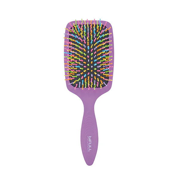CEPILLO RAQUETA RAINBOW LILA BIFULL
