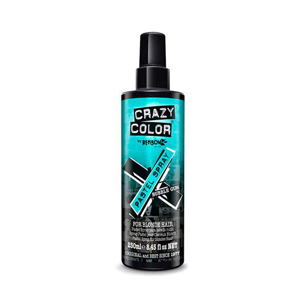 CRAZY COLOR SPRAY BUBBLE GUM 250ML