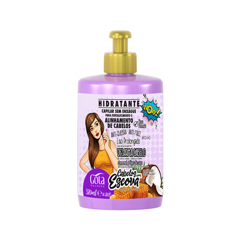 CREME PARA PENTEAR FORT. CABELOS C/ ESCOVA 320ML