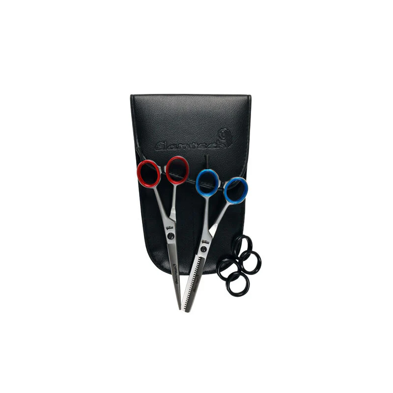 GLAMTECH ONE 5.5" SCISSOR/THINNER SET.  INCLUDES: 5.5" SCISSOR/5.5" THINNER/WALLET