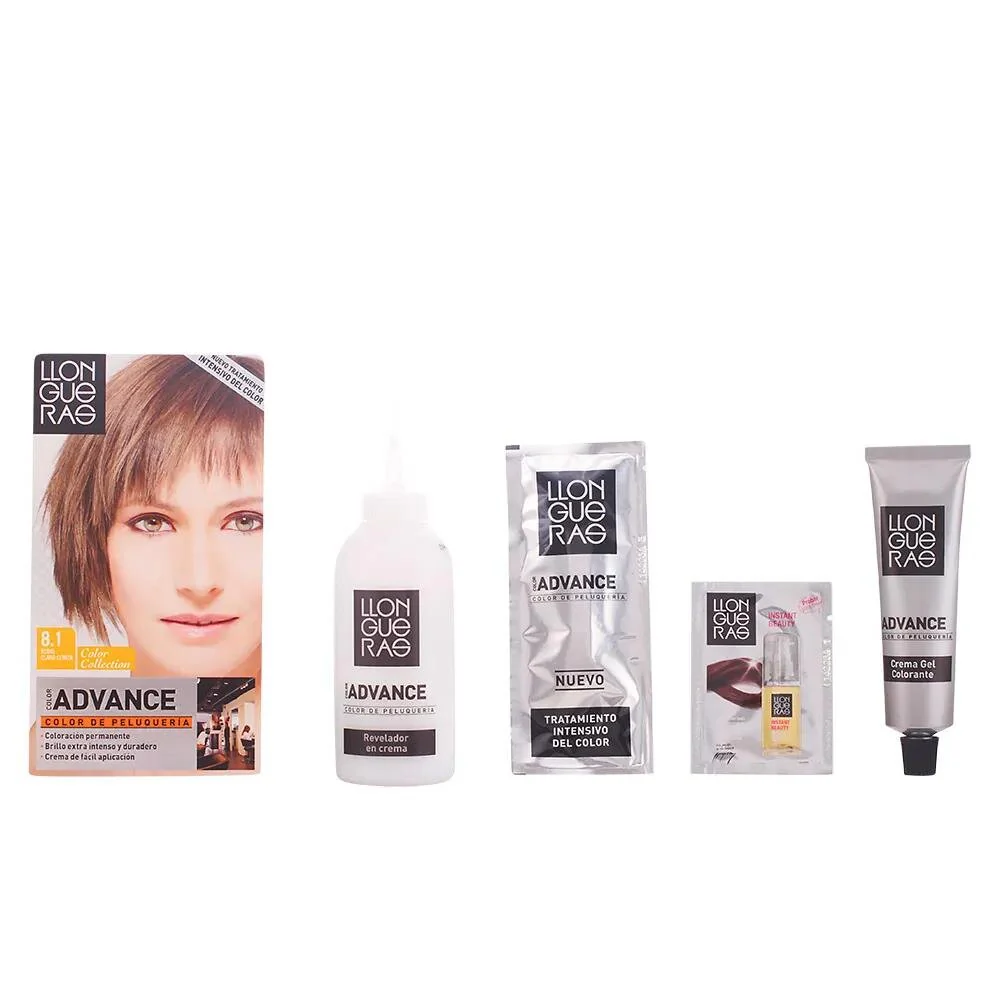 Llongueras Color Advance Hair Colour 8 Rubio Claro Ceniza