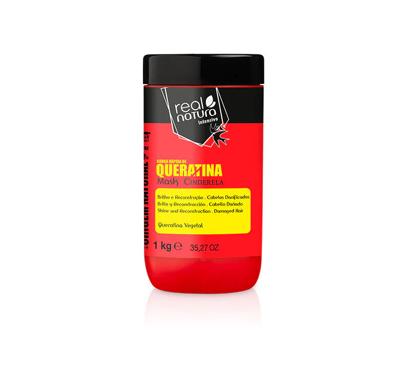 MÁSCARA SEM SAL CARGA RÁPIDA DE QUERATINA CINDERELA 1KG
