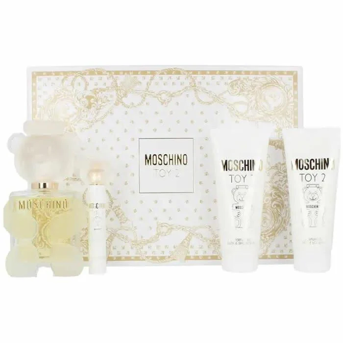 Moschino Toy 2 Eau De Parfum Spray 100ml Set 4 Piezas