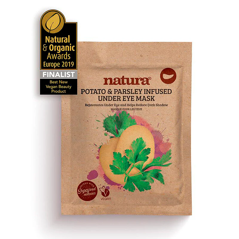 NATURA POTATO & PARSLEY INFUSED UNDER EYE MASK 3X3,5G