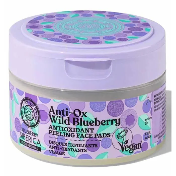 Natura Siberica Discos Faciales Exfoliantes Antioxidantes 20 Unidades