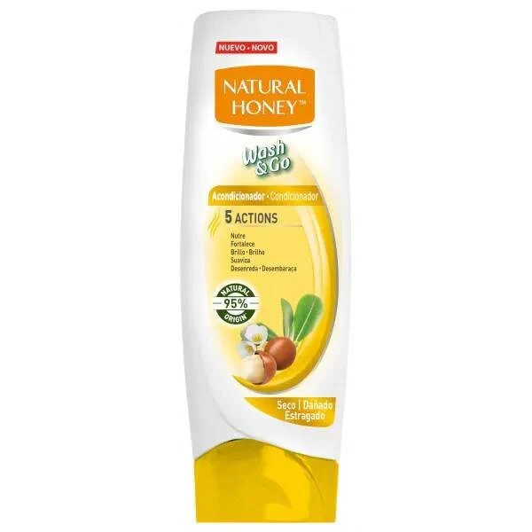 Natural Honey Wash y Go Acondicionador Seco 330ml