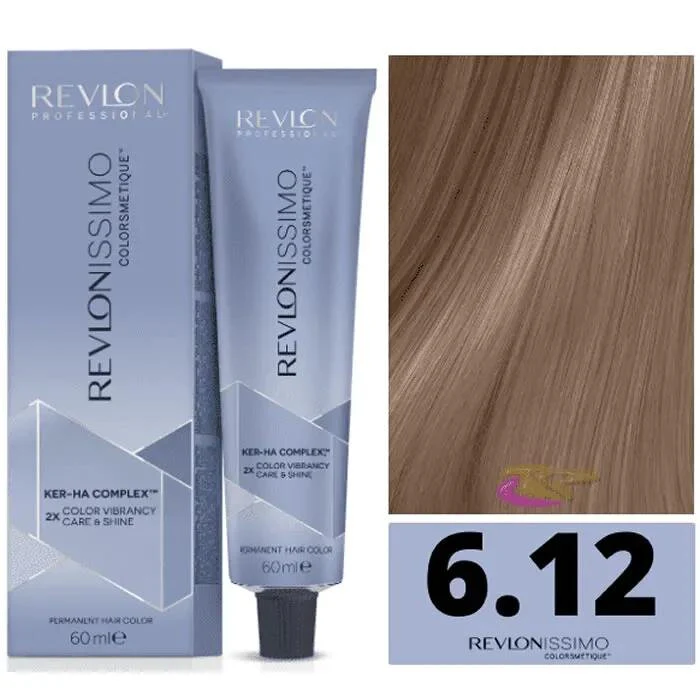 Revlon Revlonissimo Colorsmetique 6,12 Rubio Oscuro Ceniza Irisado 60ml