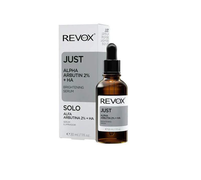 REVOX B77 JUST ALPHA ARBUTIN 2% + HA BRIGHTENING SERUM, 30ml