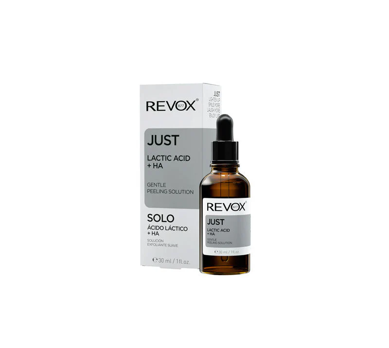 REVOX B77 JUST LACTIC ACID + HA GENTLE PEELING SOLUTION, 30ml