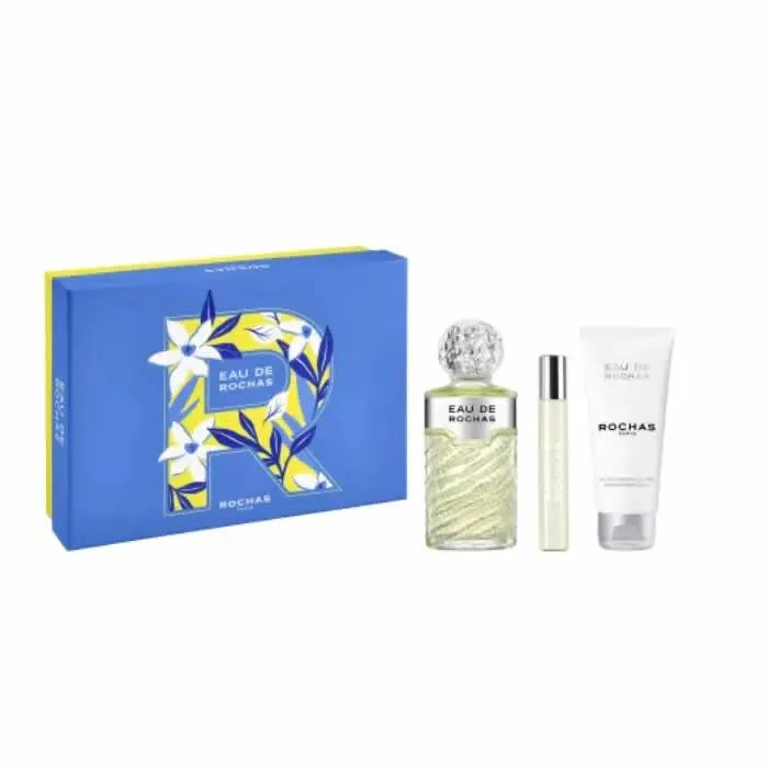 Rochas Eau De Rochas Eau De Toilette Spray 100ml Set 3 Piezas