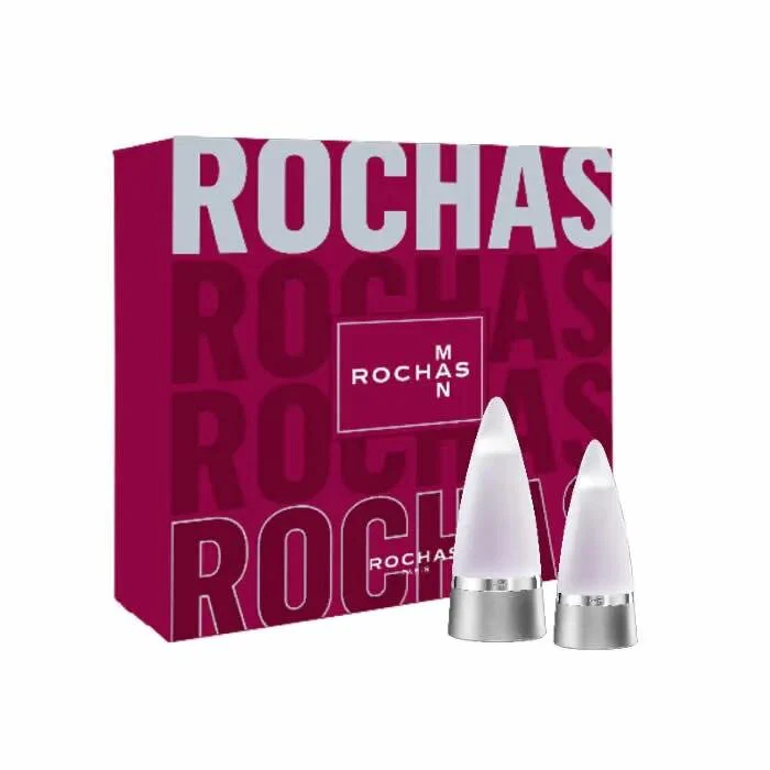 Rochas Man Eau De Toilette Spray 100ml Set 2 Piezas